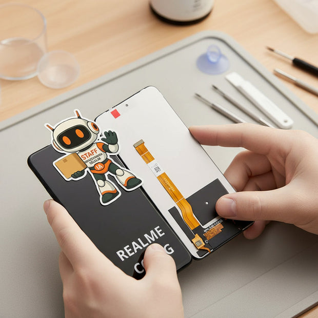 Pantalla Compatible Realme C67 5g Alta Calidad Premium Negro