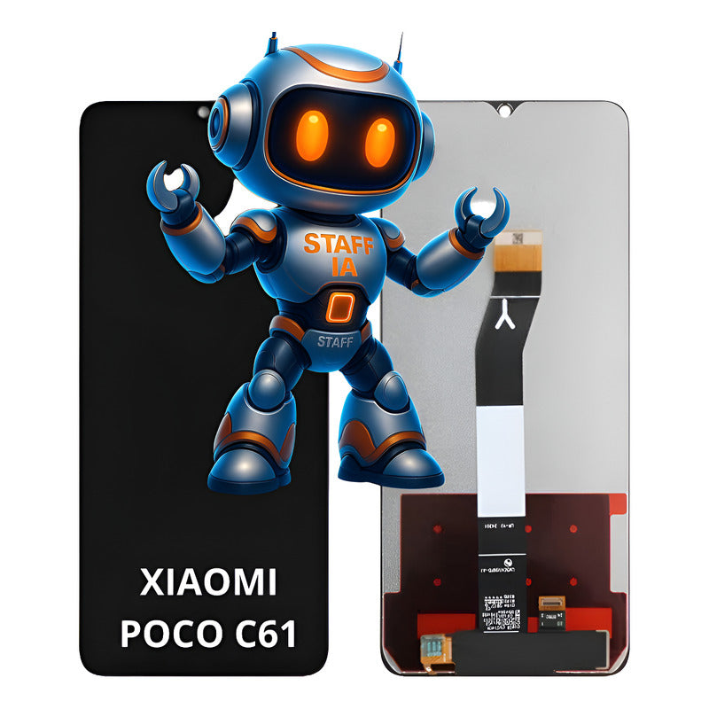 Pantalla Compatible  Xiaomi Poco C61 Alta Calidad Premium Negro