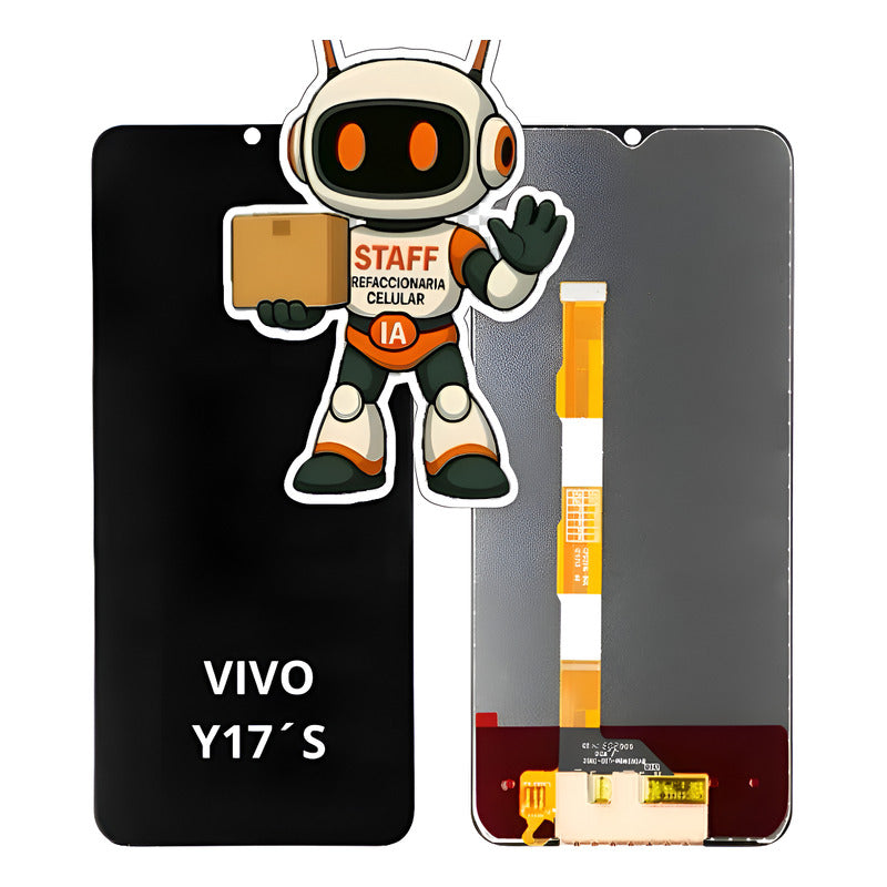 Pantalla Compatible Vivo Y17s 5g  Alta Calidad Premium Negro