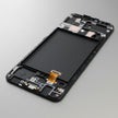 Pantalla Samsung A20 Oled Con  Marco A205 Calidad Premium Negro
