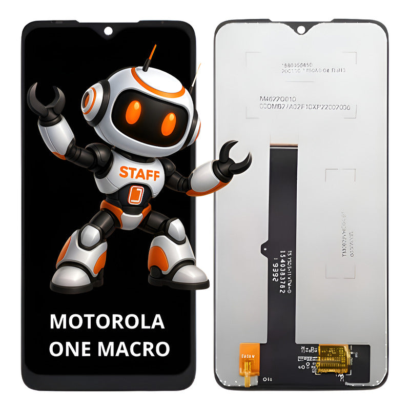 Pantalla Compatible Motorola One Macro Alta Calidad Premium Negro