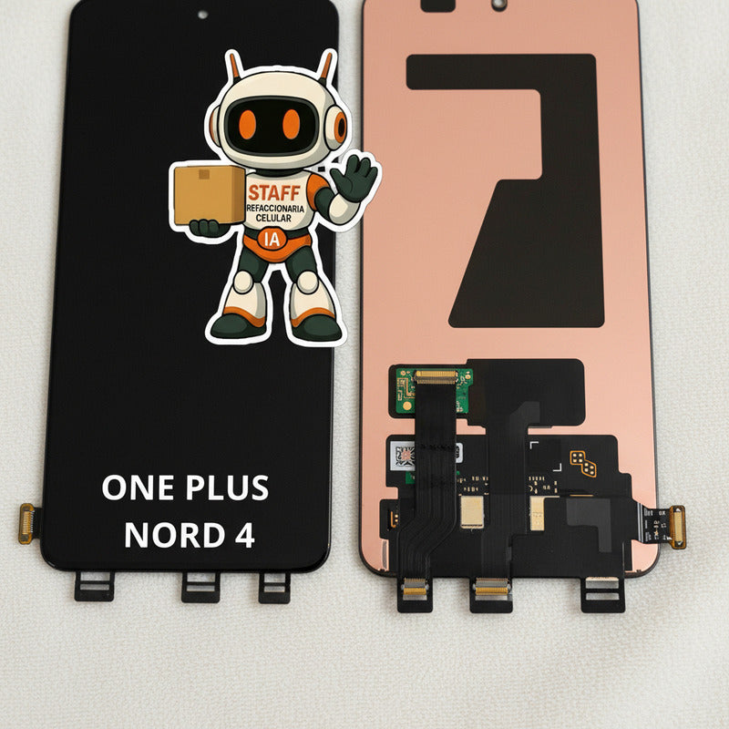 Pantalla  One Plus Nord 4 Oled Alta Calidad Premium Negro