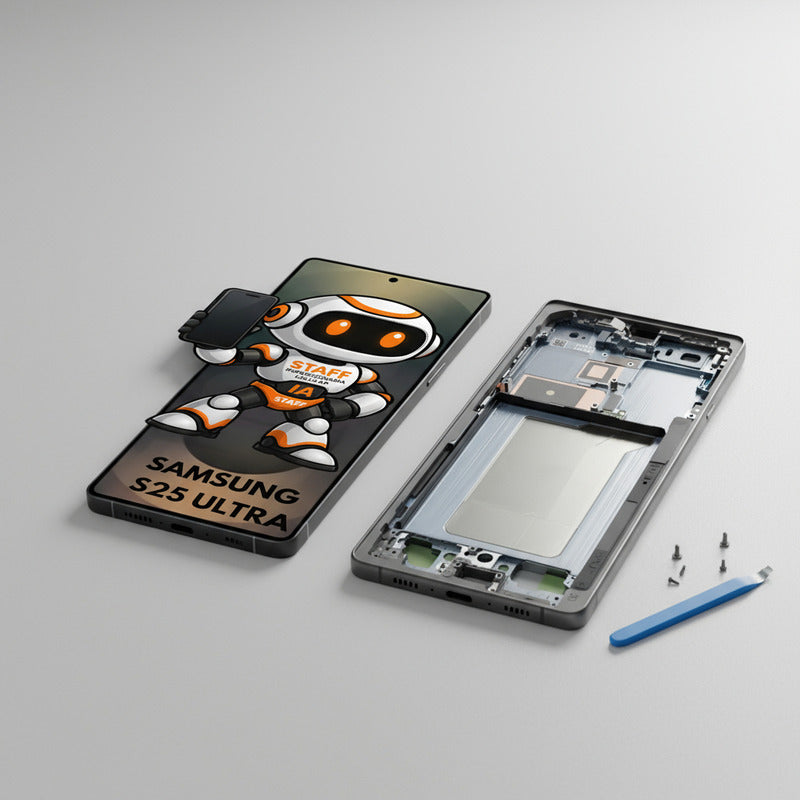 Pantalla Display Premium S25 Ultra Táctil Samsung Con Marco Negro