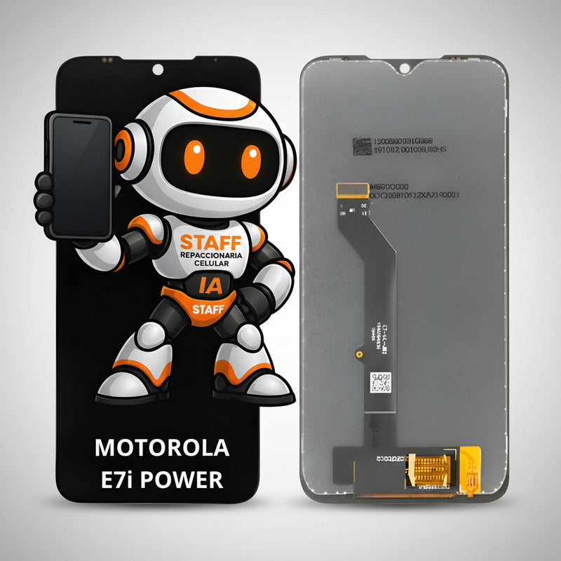 Pantalla Compatible Motorola E7i Power Alta Calidad Premium Negro