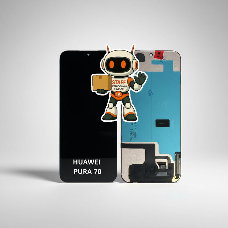 Pantalla  Huawei Pura 70  Ady Lx9 Alta Calidad Premium Negro
