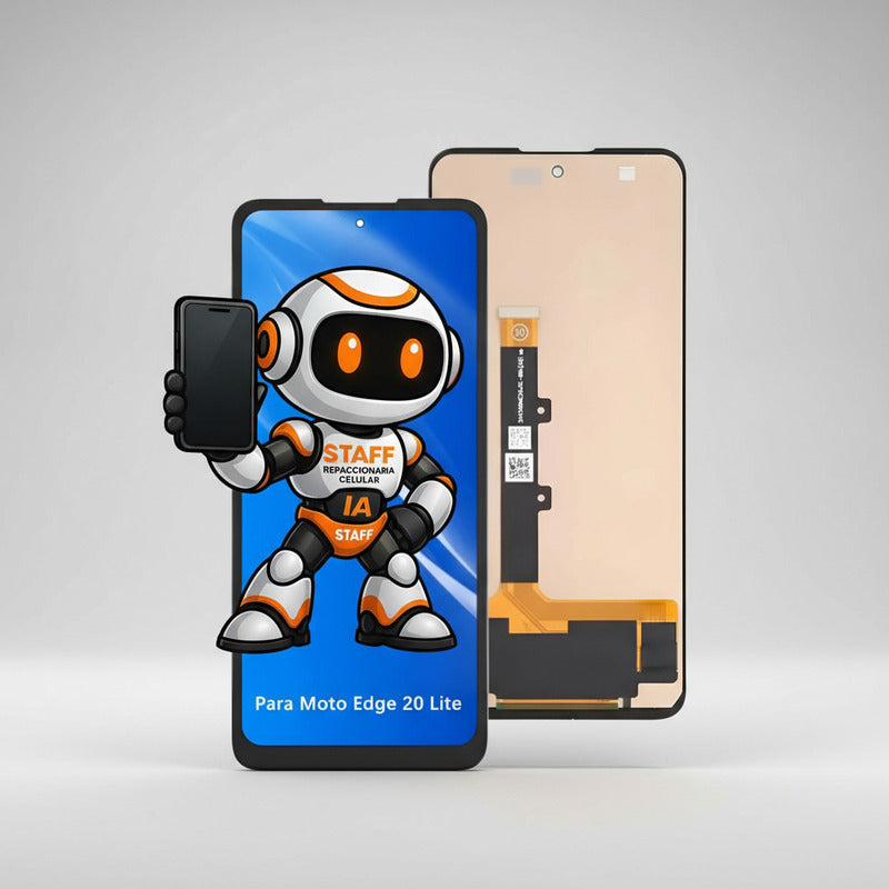 Pantalla Compatible Con Motorola Edge 20 Lite Calidad Incell Negro