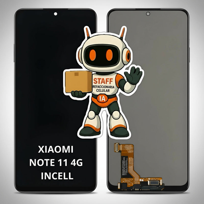 Pantalla Display Incell Note 11 4g Módulo Táctil Incell Negro