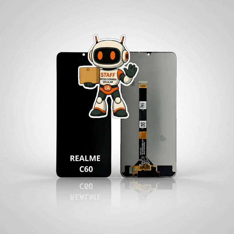 Pantalla Compatible Realme C60 Alta Calidad Premium Negro