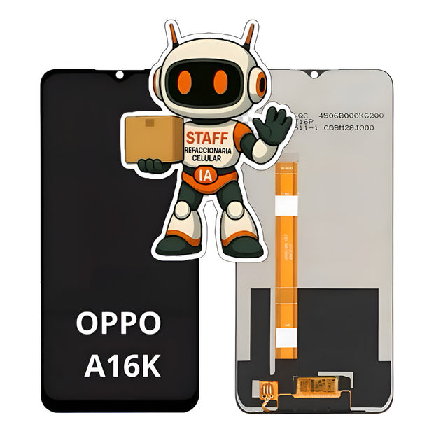Pantalla Compatible Oppo A16k Alta Calidad Premium Negro