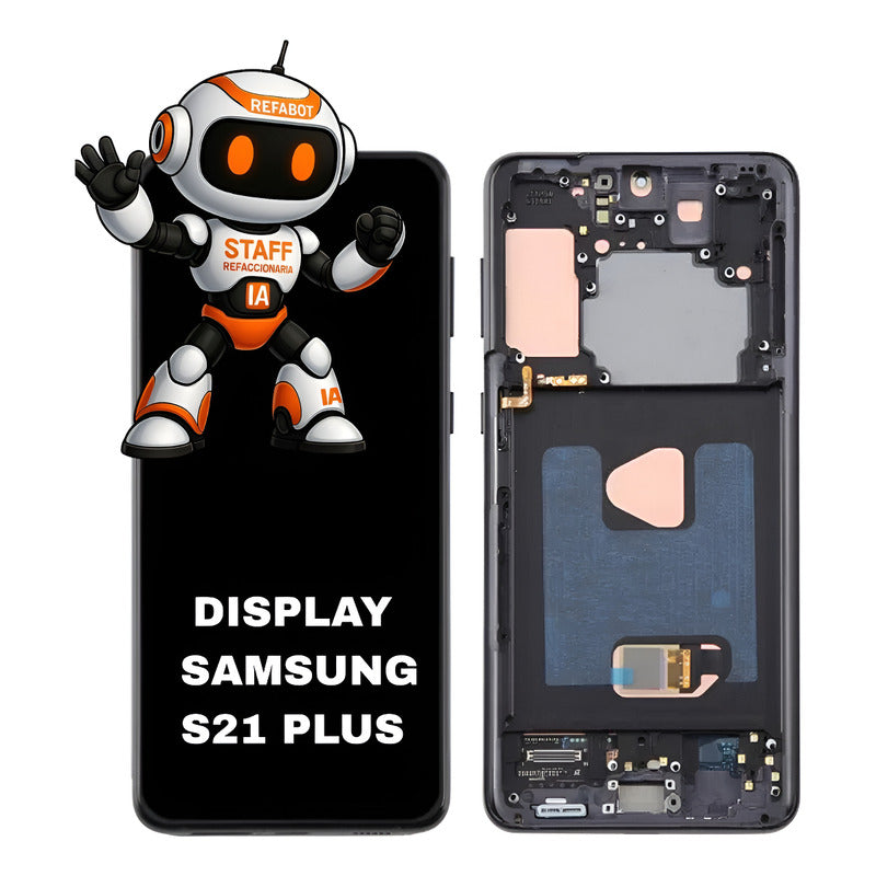Pantalla Compatible Samsung S21 Plus Premium Marco Color Negro