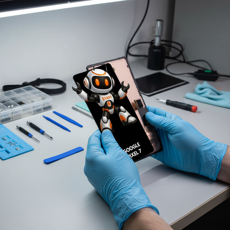 Pantalla Compatible Google Pixel 7 Alta Calidad Premium Negro