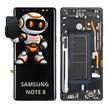 Pantalla Samsung Note 8  Con Marco Alta Calidad Con Marco Negro
