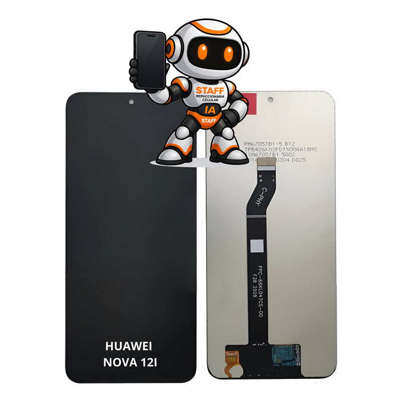 Pantalla Compatible Huawei Nova 12i Ctr-al20 Calidad Premium Negro