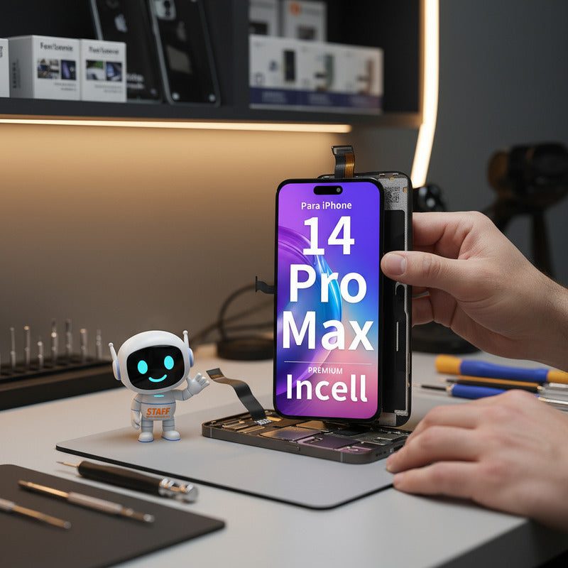 Pantalla Para iPhone 14 Pro Max Incell Kd Premium Hd Negro