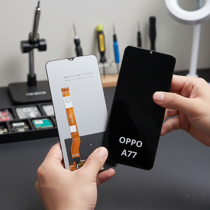 Pantalla Compatible Oppo A77  Alta Calidad Premium Negro