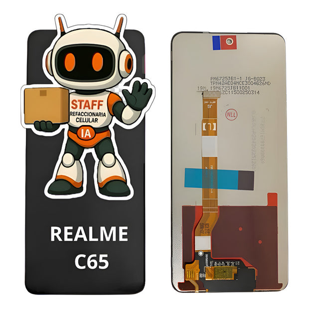 Pantalla Compatible Realme C65 Alta Calidad Premium Negro