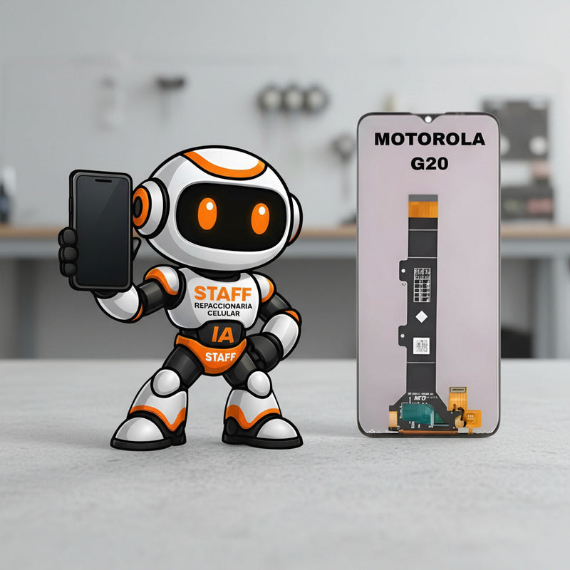 Pantalla  Compatible Motorola G20 Alta Calidad Premium Negro