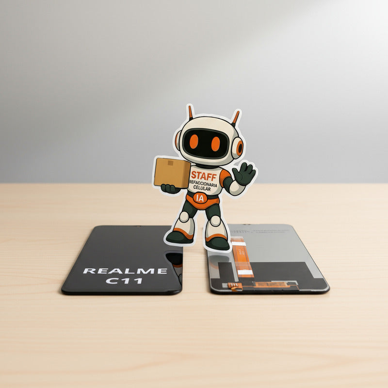 Pantalla Compatible Realme C11 Alta Calidad Premium Negro