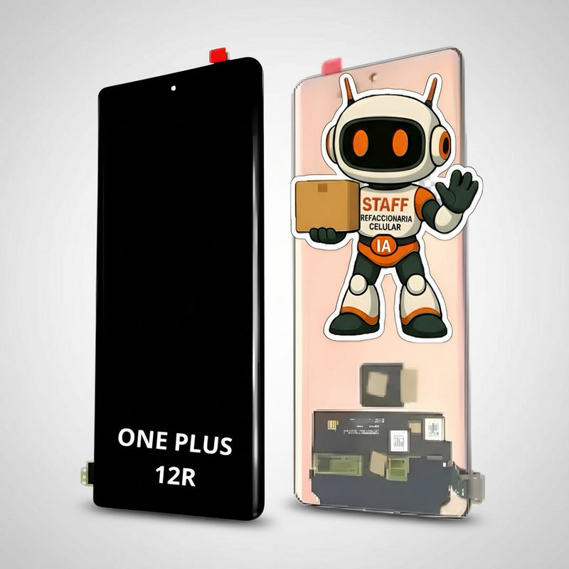 Pantalla  One Plus 12r Oled Alta Calidad Premium Negro
