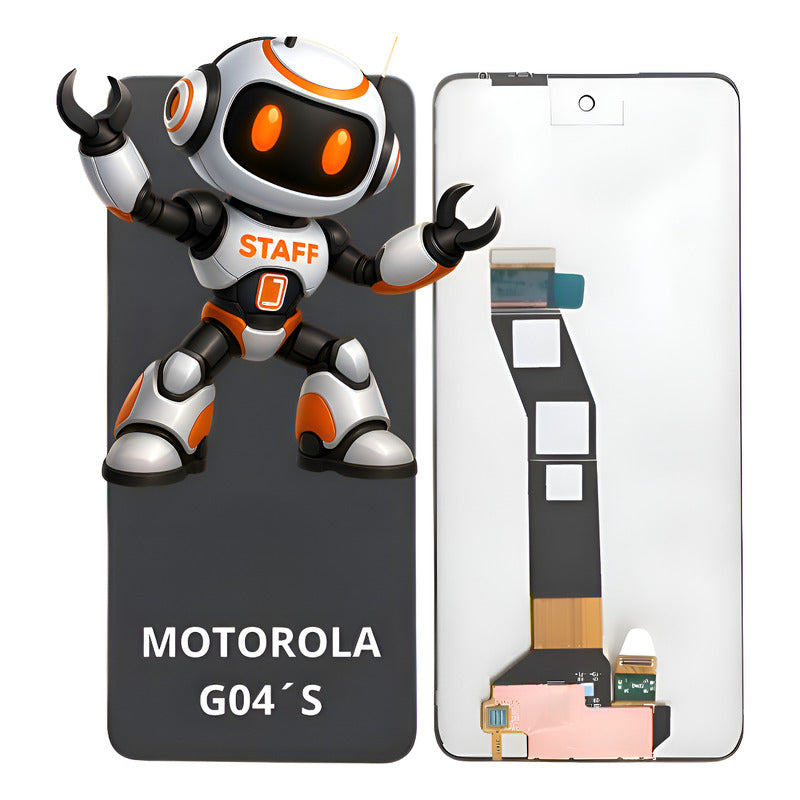 Pantalla Compatible Motorola G04´s  Alta Calidad Premium Negro