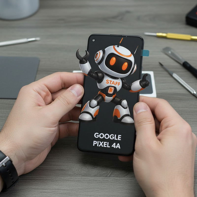 Pantalla Compatible Google Pixel 4a  Alta Calidad Premium Negro