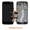 Pantalla Motorola G4 Play Con Marco Negra Negro