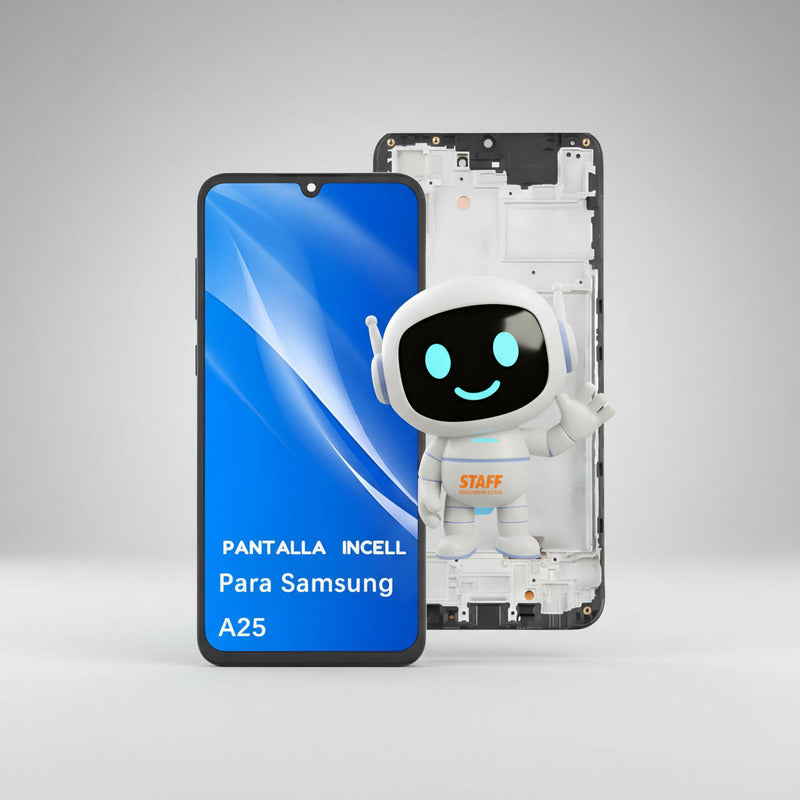 Pantalla Display Para Samsung A25 A256e/n A256e Incell Marco Negro