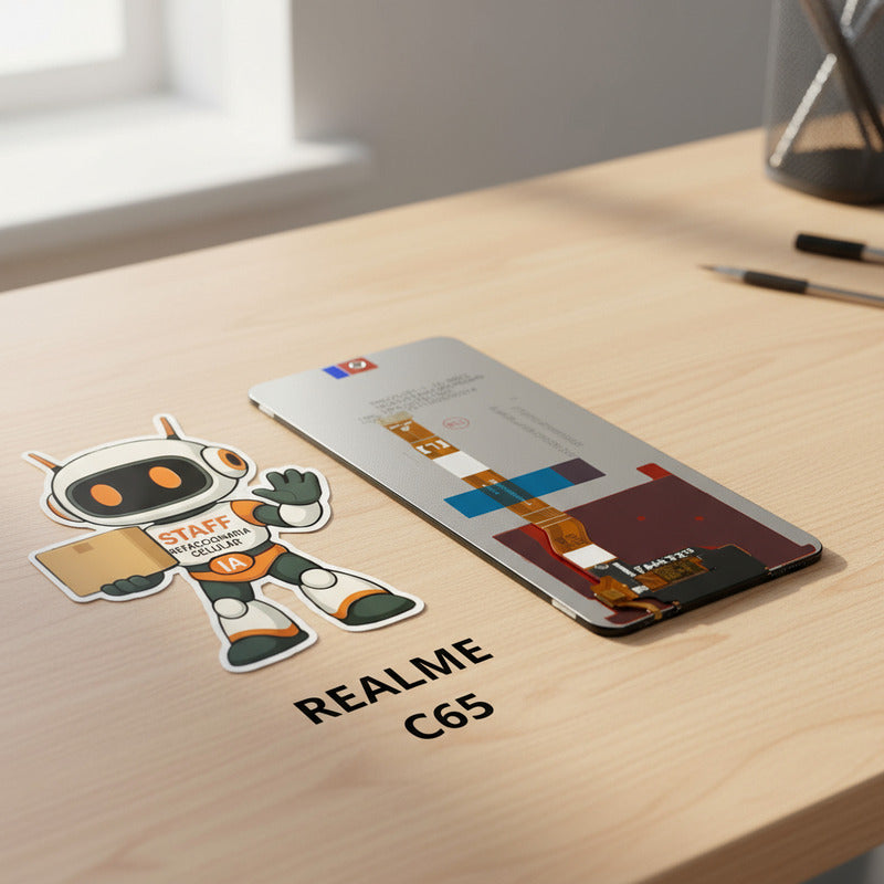 Pantalla Compatible Realme C65  Alta Calidad Premium Negro