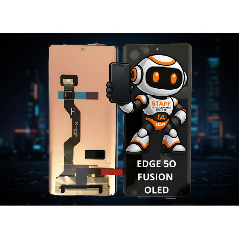 Pantalla  Motorola Edge 50 Fusion Oled Alta Calidad Premium Negro