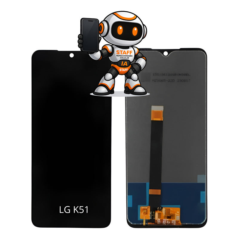 Pantalla LG K51/ Q51 Lm K500um K500mm Alta Calidad Premium Negro