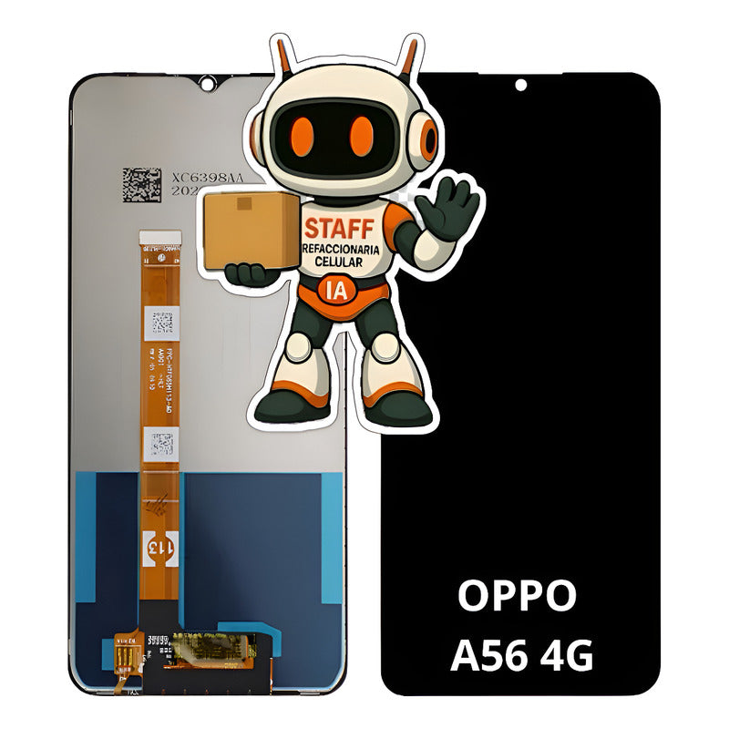 Pantalla Compatible Oppo A56 4g  Alta Calidad Premium Negro