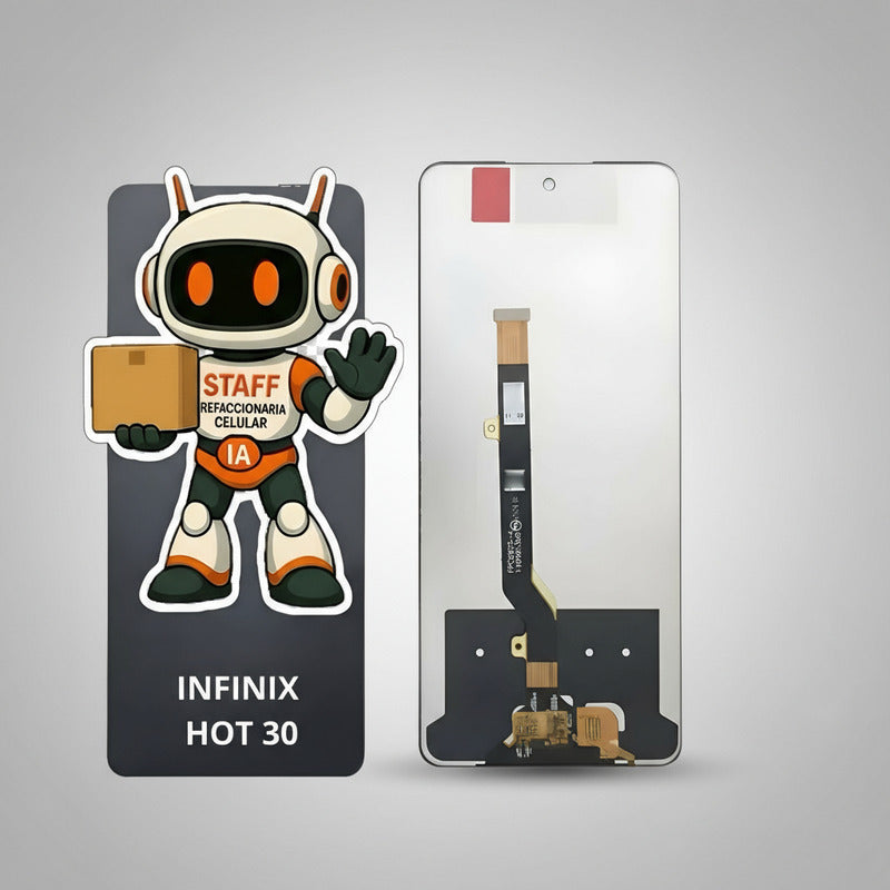 Pantalla Compatible Infinix Hot 30 Alta Calidad Premium Negro
