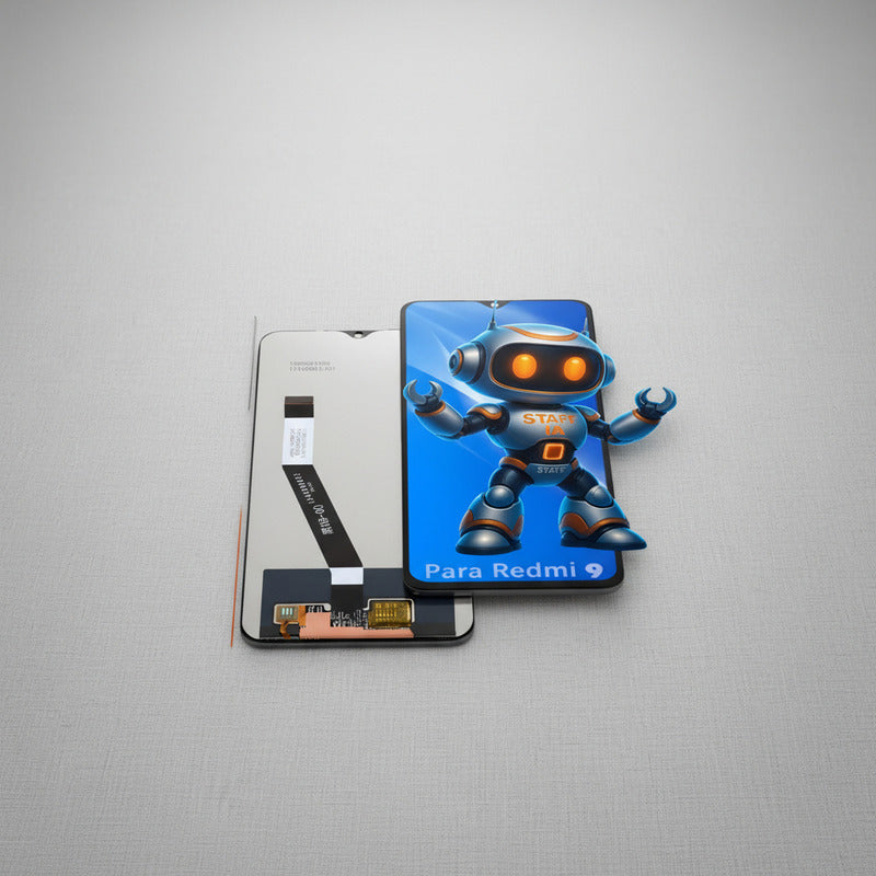 Pantalla  Compatible Xiaomi Redmi 9 Alta Calidad Premium Negro