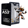 Pantalla Samsung A53 A536 A535g Oled Con Marco Premium Negro