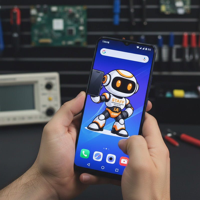 Pantalla Compatible Oppo A18 Alta Calidad  Premium Negro