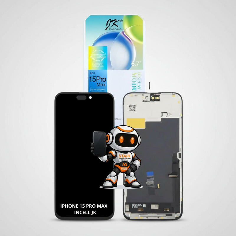 Pantalla iPhone 15 Pro Max Incell Jk Alta Calidad Premium Negro