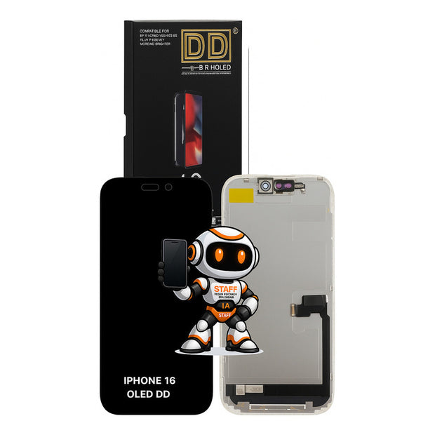 Pantalla iPhone 16 Oled Dd Alta Calidad Premium Negro