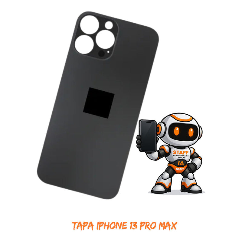 Tapa Trasera iPhone 13 Pro Max Negra Alta Calidad Premium