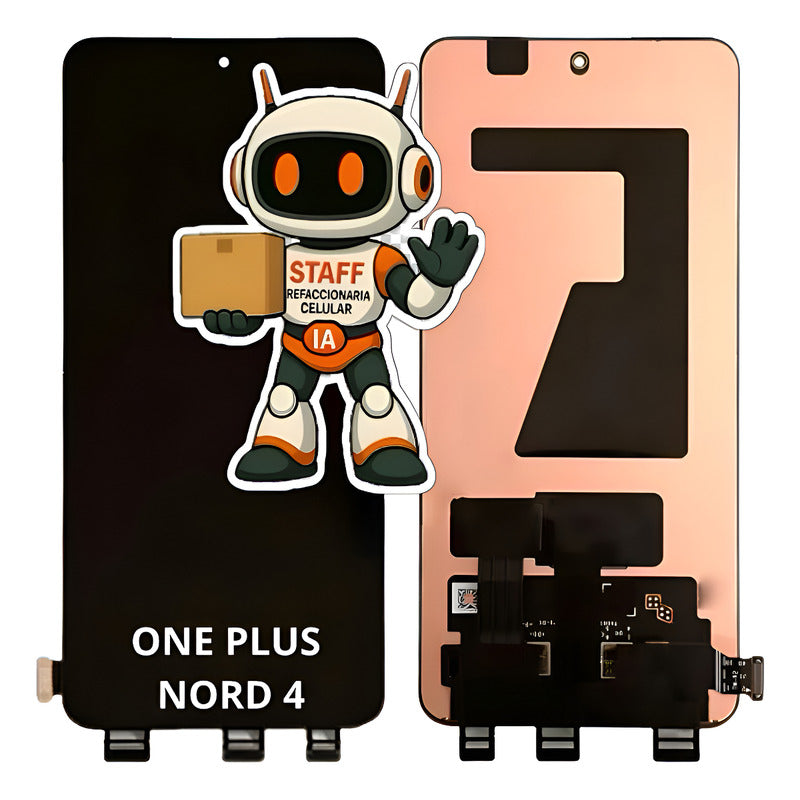 Pantalla  One Plus Nord 4 Oled Alta Calidad Premium Negro
