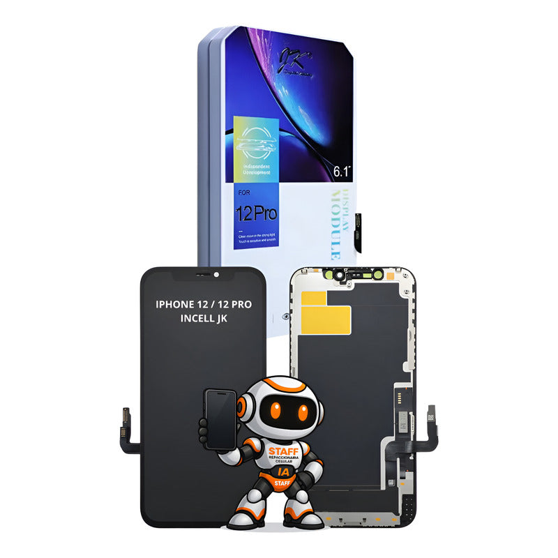 Pantalla iPhone 12/ 12 Pro Incell Jk Alta Calidad Premium Negro
