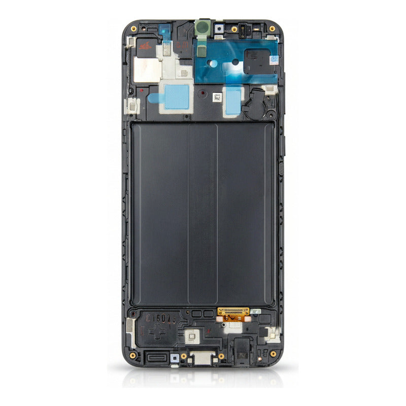 Pantalla Samsung A30s A307 Oled Con Marco Calidad Premium Negro