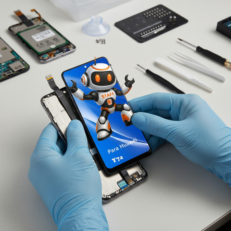 Pantalla Display Huawei Y7a / Psmart 2021 Calidad Premium Negro