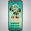 Pantalla Samsung A26 A266 Oled Con Marco Calidad Premium Negro