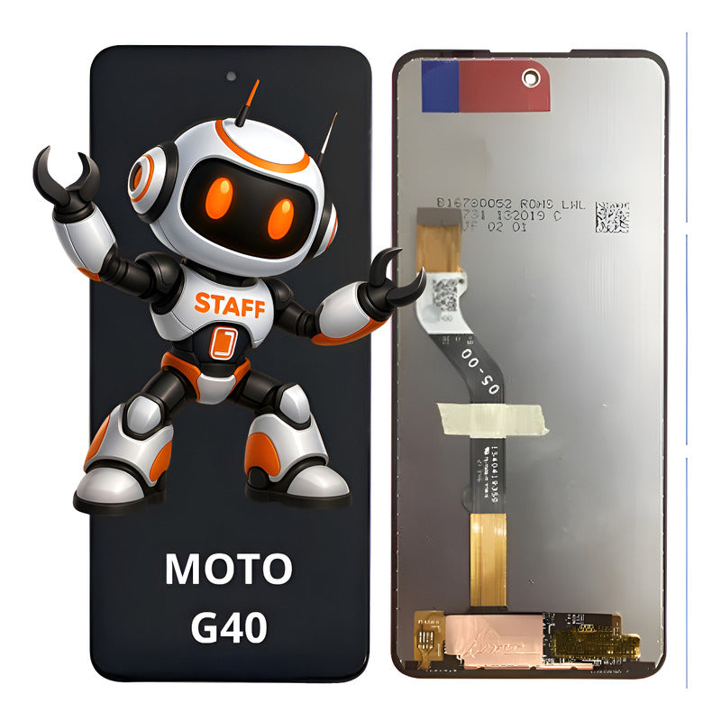 Pantalla Compatible Motorola G40 Alta  Calidad Premium Negro