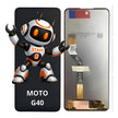 Pantalla Compatible Motorola G40 Alta  Calidad Premium Negro
