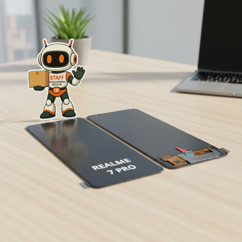 Pantalla Compatible Realme 7 Pro Incell Calidad Premium Negro