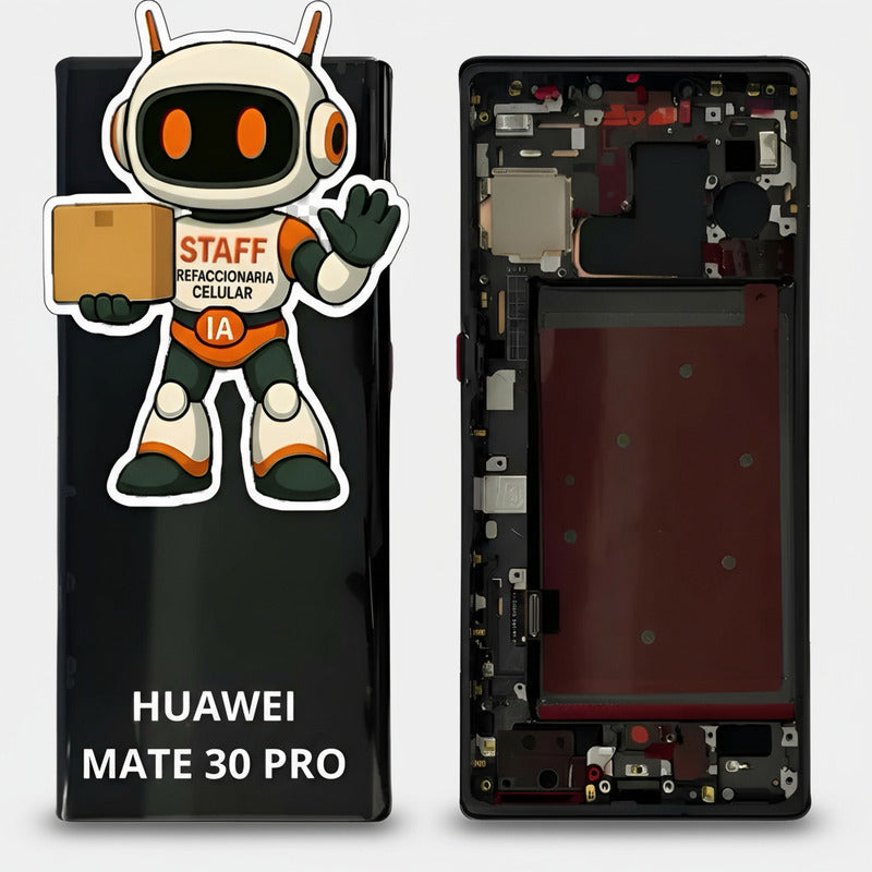 Pantalla Huawei Mate 30 Pro Alta Calidad Amoled C Marco Negro