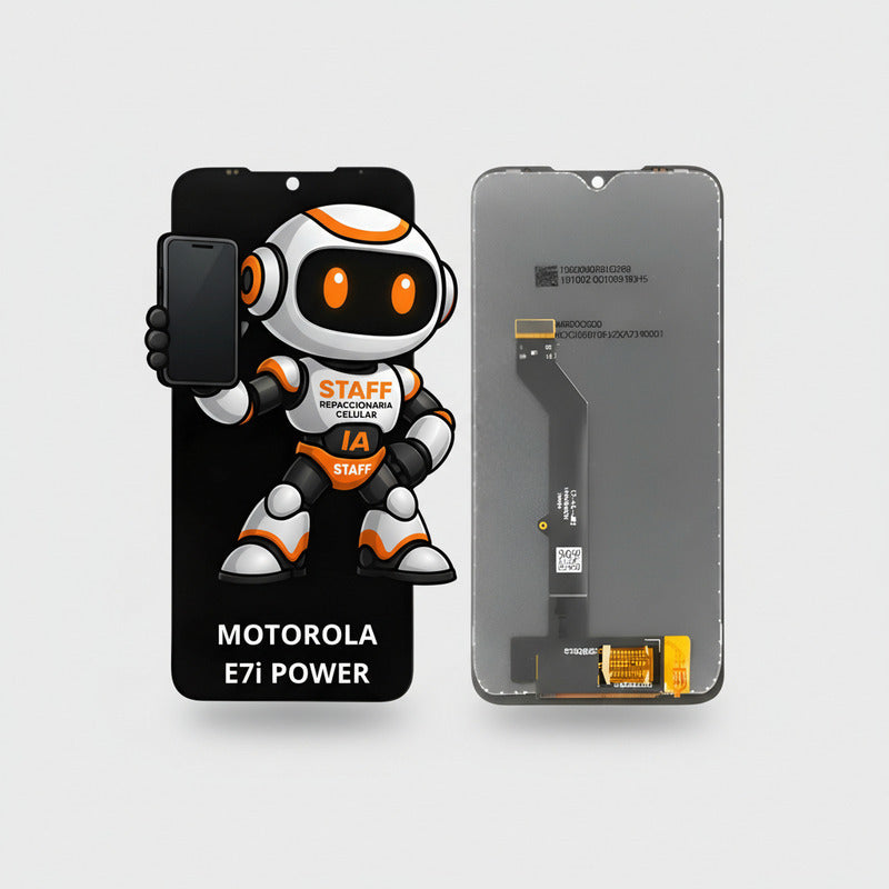Pantalla Compatible Motorola E7i Power Alta Calidad Premium Negro