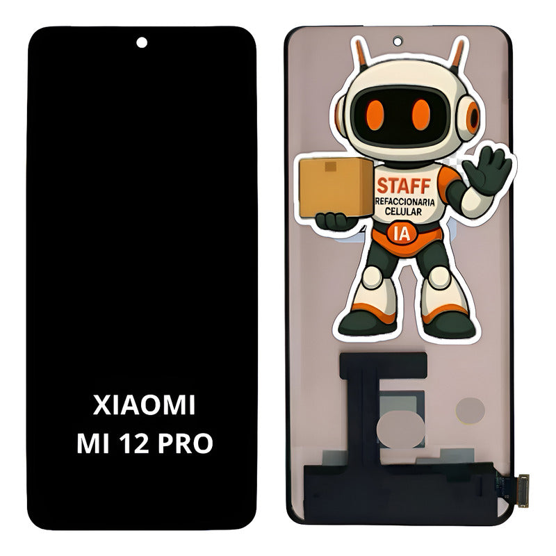 Pantalla  Xiaomi Mi 12 Pro Oled Alta Calidad Premium Negro