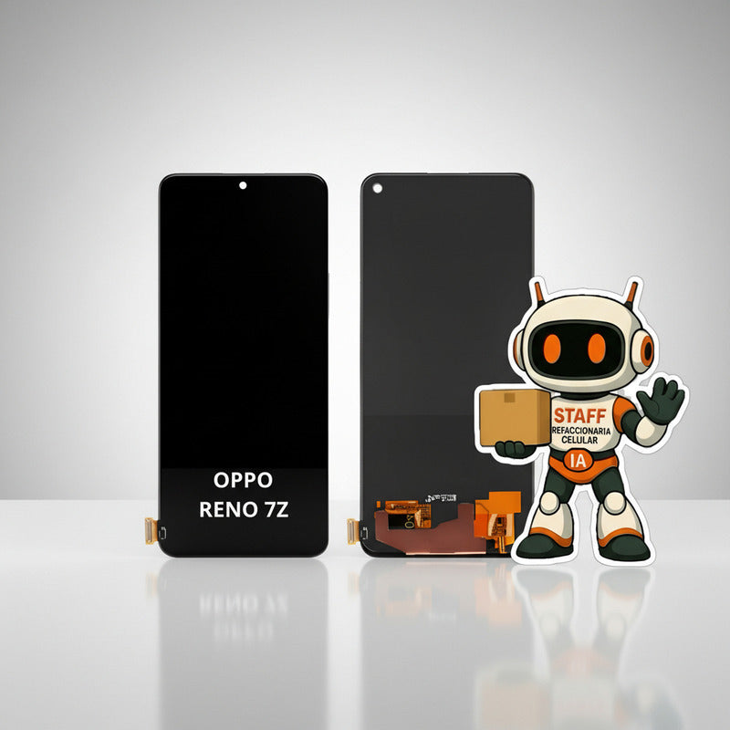 Pantalla Compatible Oppo Reno 7z Oled Alta  Calidad Premium Negro